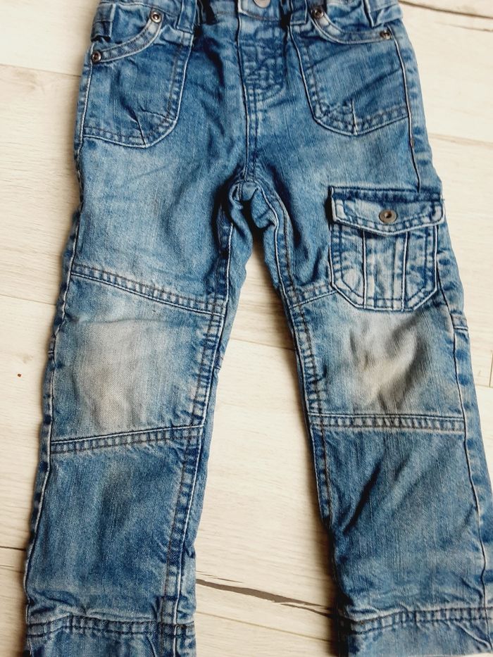Vêtement garçon pantalon jean bleu Vert Baudet 3 ans - photo numéro 2