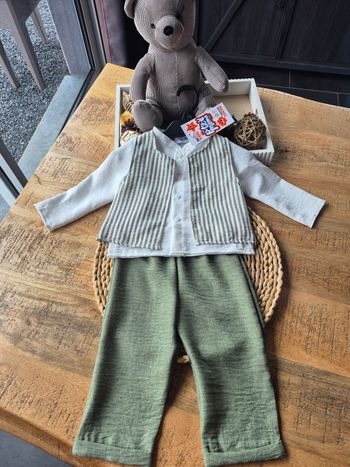 Ensemble bebe garçon Kaki 18 mois