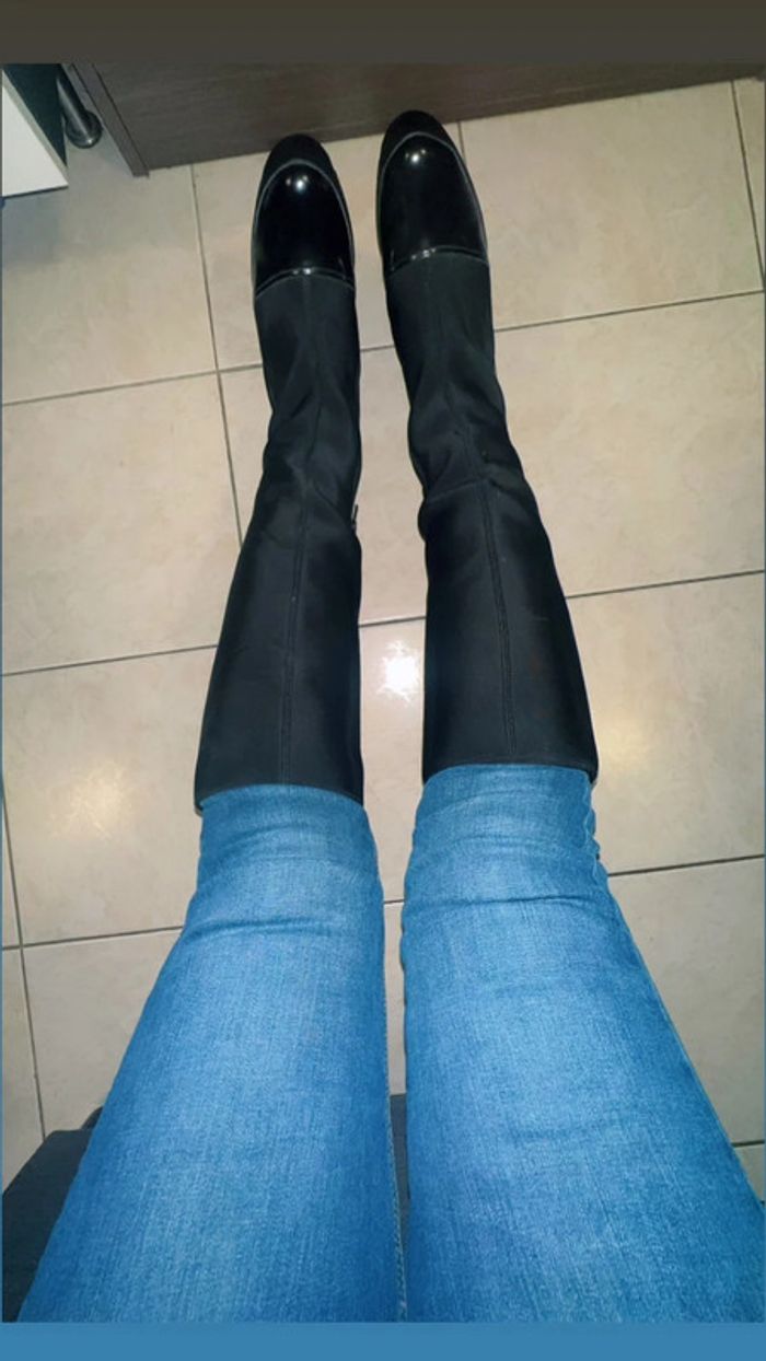 Bottes Genoux Calvin Klein Neuves Taille 38 - photo numéro 4