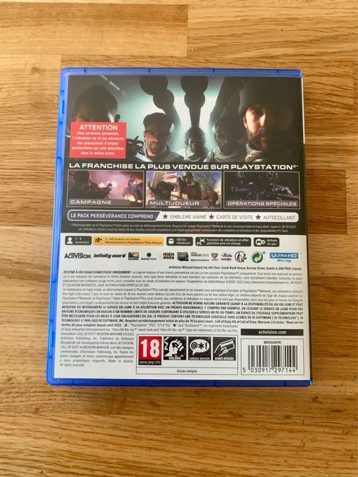 Ps5 call of duty modern warfare II - photo numéro 2