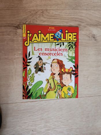 Livre J'aime Lire "Les musiciens ensorcelés" n°553 février 2023 édition Bayard