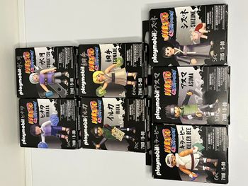 Lot de 7 figurines Playmobil Naruto Shippuden neuves