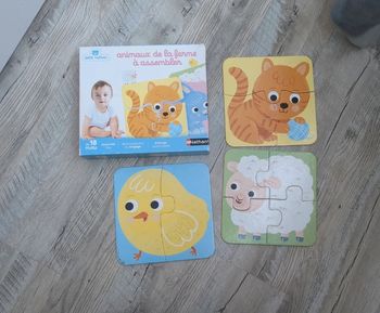 3 puzzles pour tout-petits