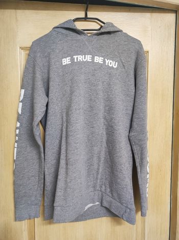 Sweat homme à capuche S , 16 ans gris