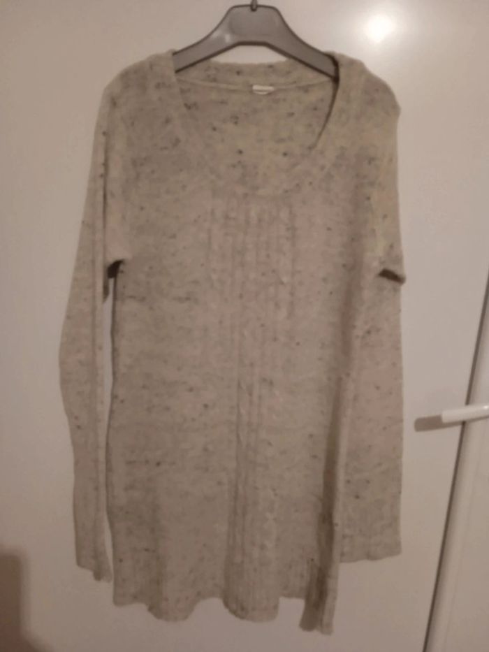 Pull long 40 % laine taille M - photo numéro 2