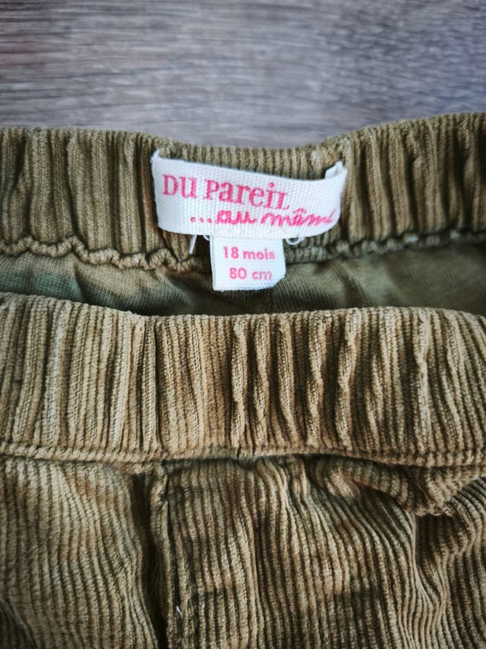 Pantalon velours côtelé 18mois - photo numéro 3