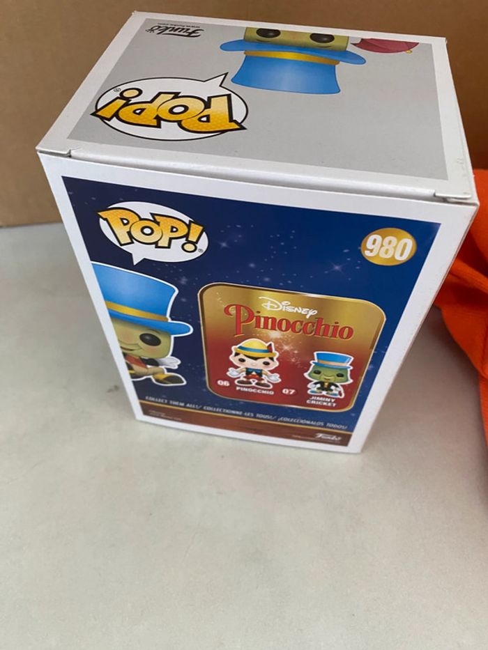 Figurine disney funko pop 980 cricket jiminy - photo numéro 4