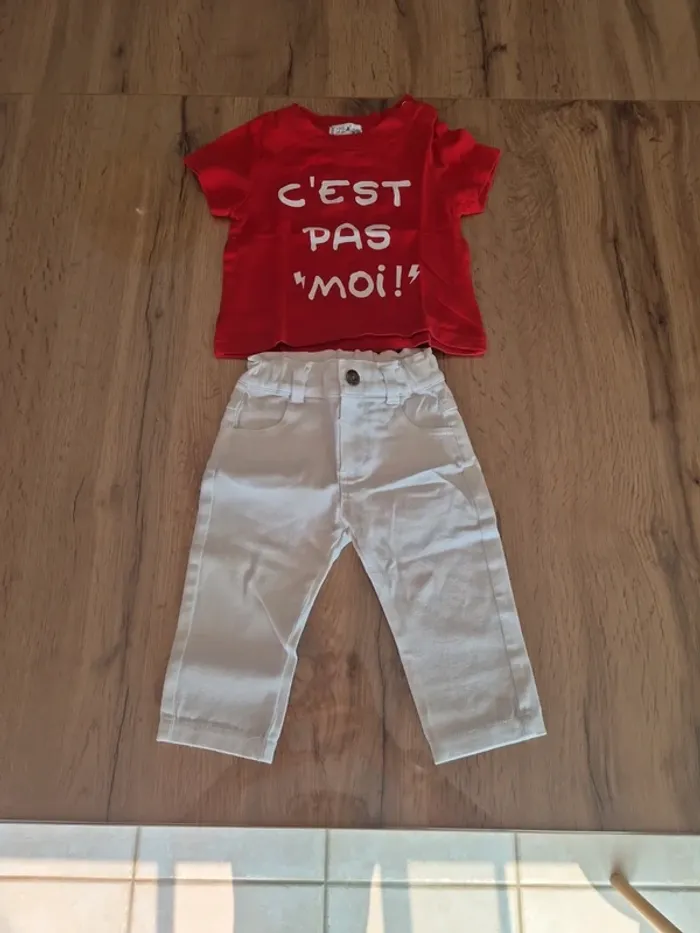 Lot - 2 ensemble + 6 tee shirt - 3 mois - photo numéro 3