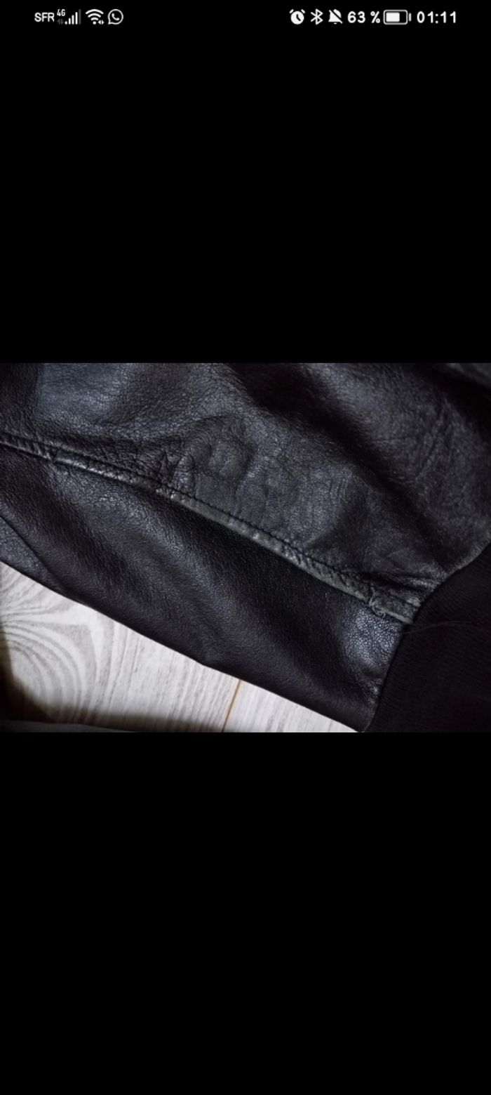 Veste en cuir véritable - photo numéro 6