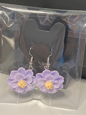 Boucles d’oreilles fleurs