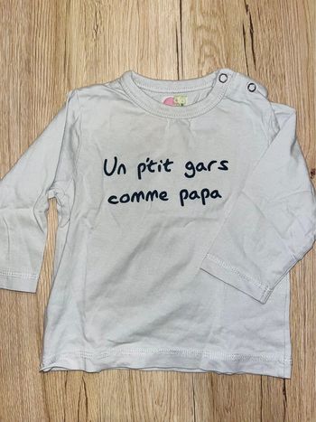 Tee-shirt manches longues 9 mois