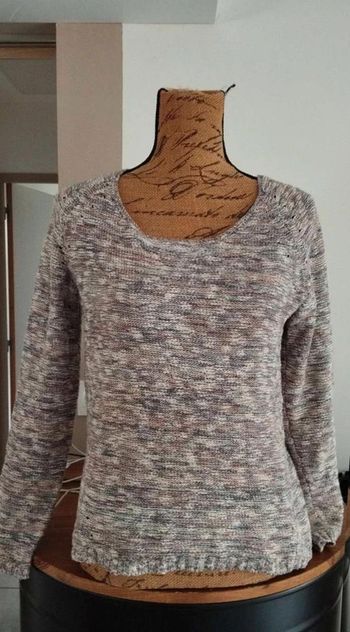 Pull Kiabi noeud  blanc  au dos taille  s