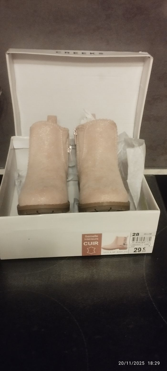 Bottines fille creeks