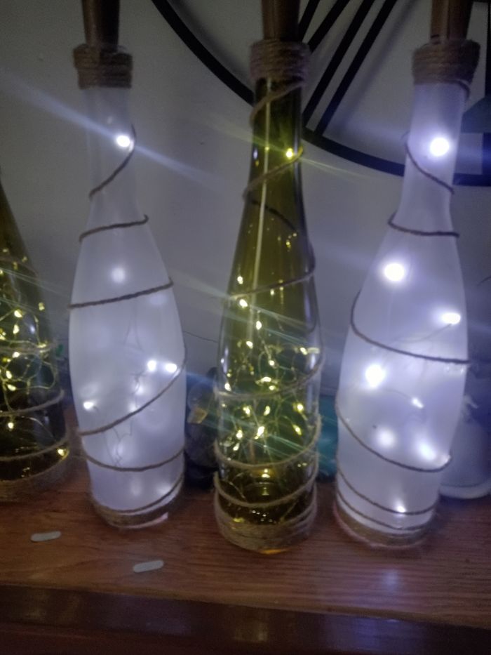 4 bouteilles décoratives - photo numéro 2