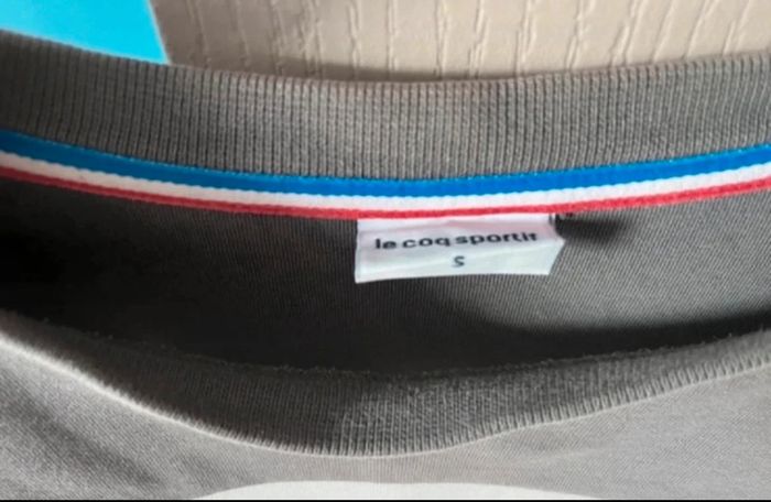 Pull blanc et gris le coq sportif - photo numéro 3