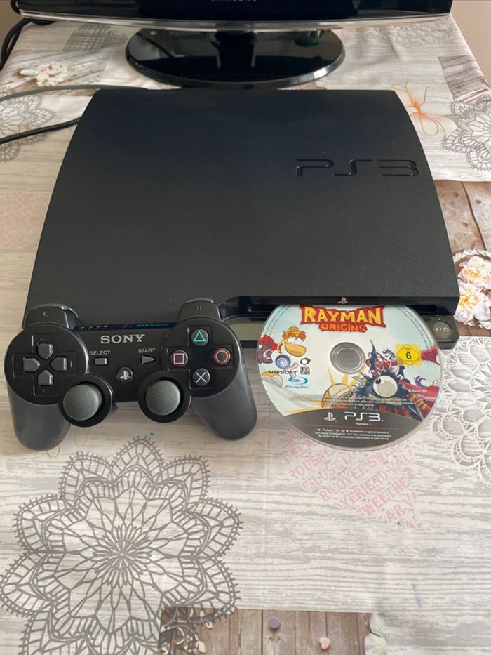 Console Sony PlayStation 3 Slim 120 Go Câbles manette et 1 Jeu - Occasion TBE - photo numéro 8
