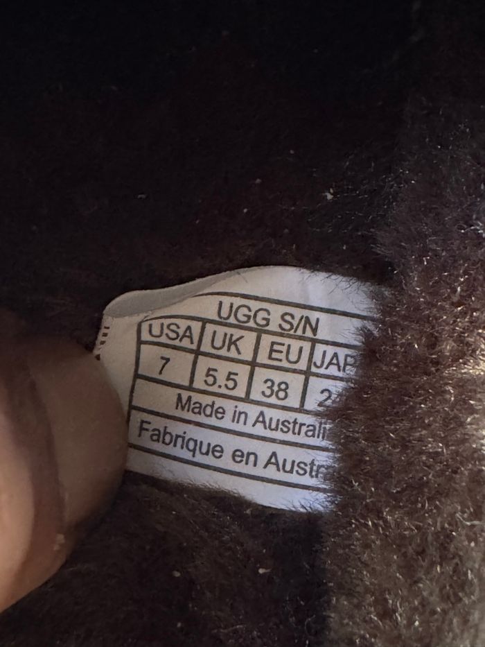 Mule ugg magnifique marron taille 38 - photo numéro 5