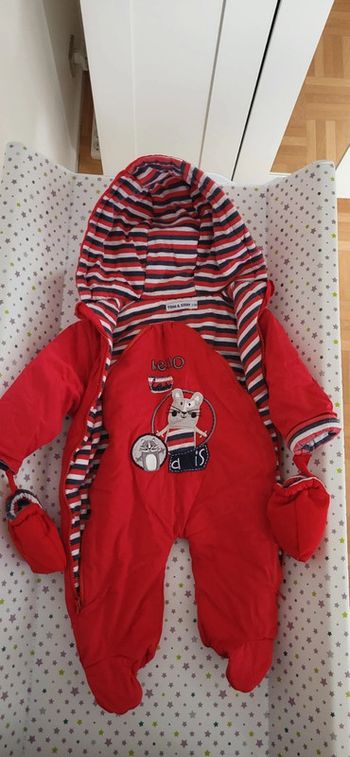 Combi  de portage/pousette rouge