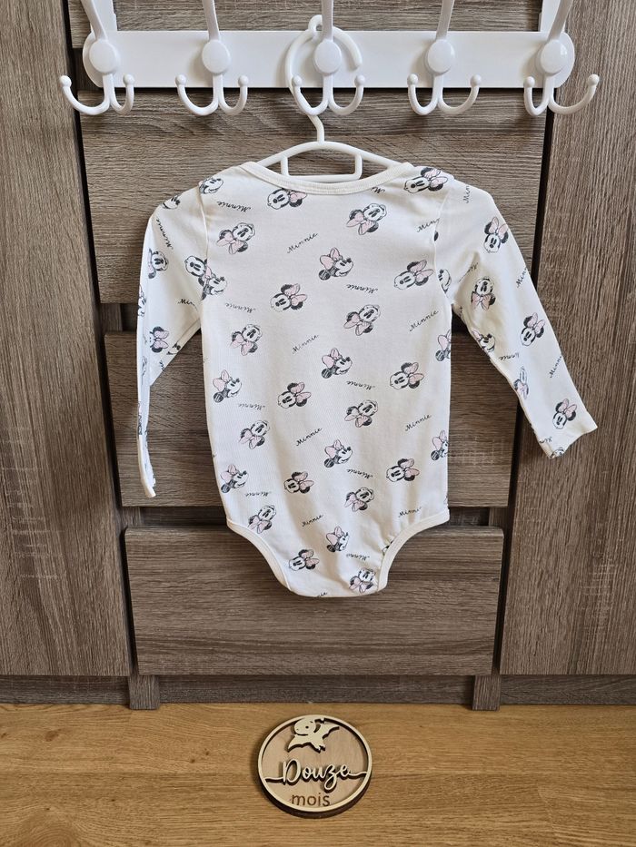 Vêtement Bébé Fille - 3 bodies - Disney - 12 mois - photo numéro 7