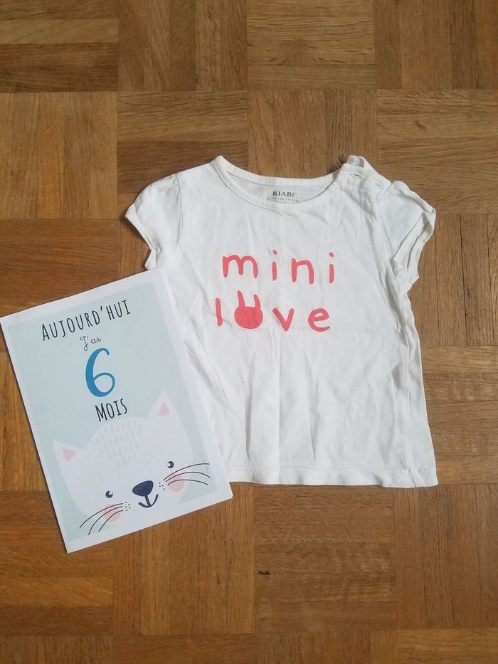 Tee shirt 6 mois
