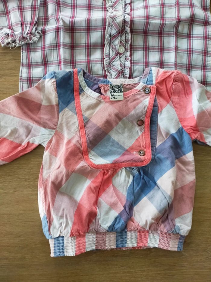 Tunique/chemise fille taille 12mois - photo numéro 2