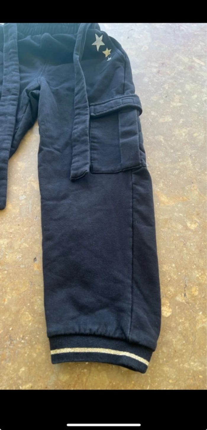 Pantalon noir cargo fille orchestra taille 8 ans en parfait état . 95% coton - photo numéro 5
