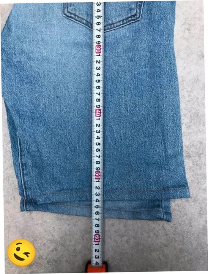 Short Levi's 501 W33 FR42 Bleu Femme Women #SHO17 - photo numéro 3