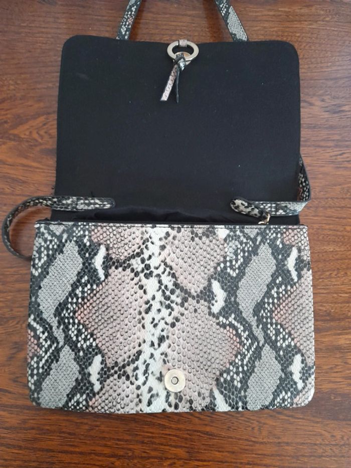 Sac à main serpent beige - photo numéro 4