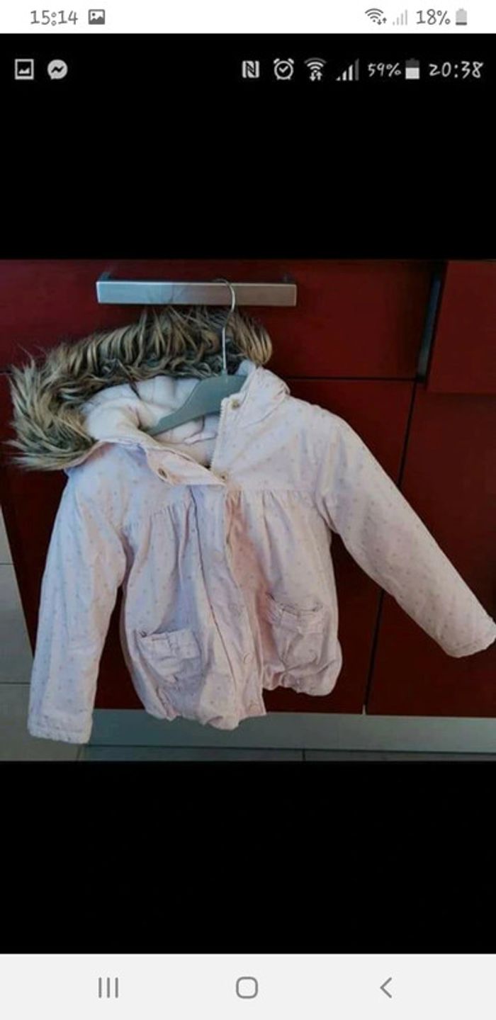 Manteau fille 4 ans