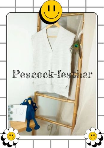 Pull crème sans manches TU neuf