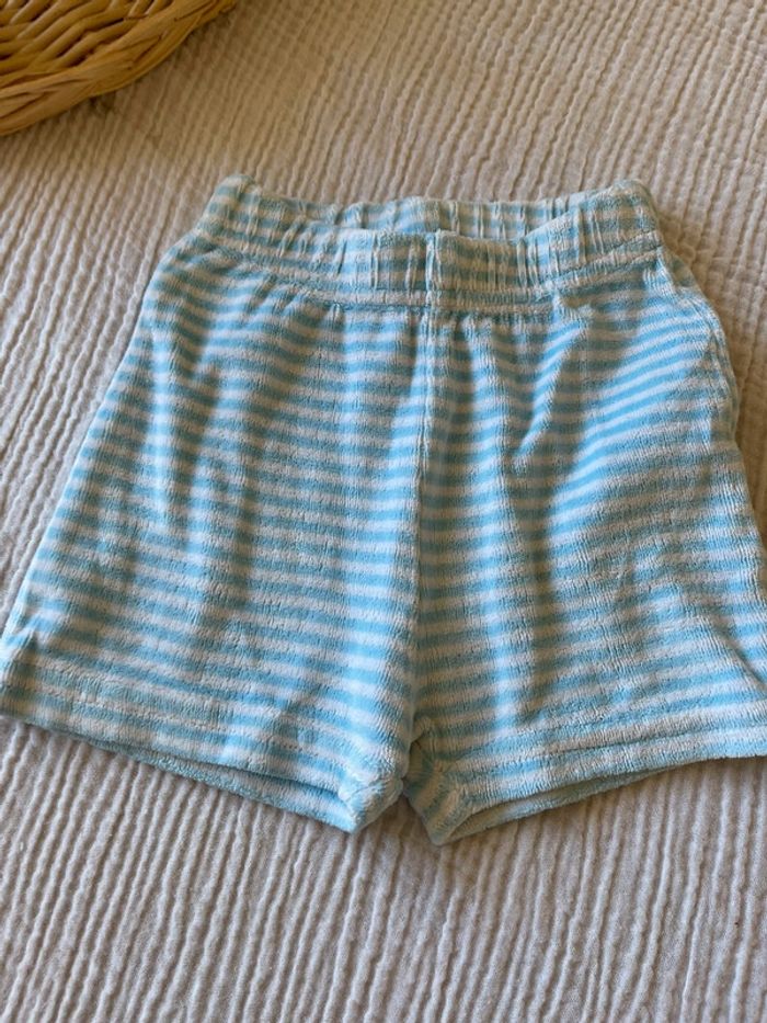 Lot de 2 short en éponge bleu - photo numéro 5