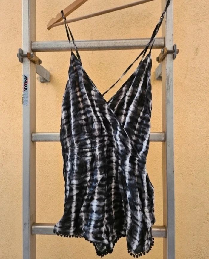 Combishort tye and dye gris et blanc Undiz - photo numéro 2