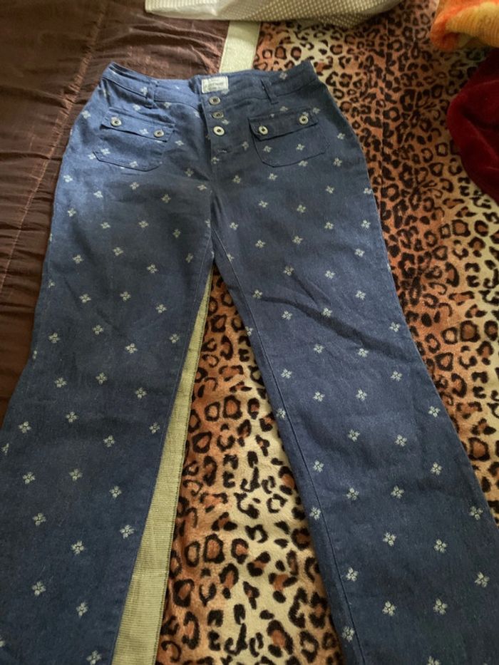 pantalon tissu jean