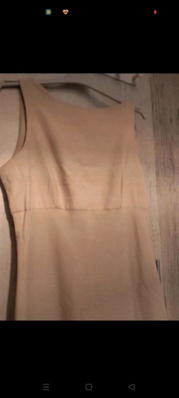 Robe longue Zara beige