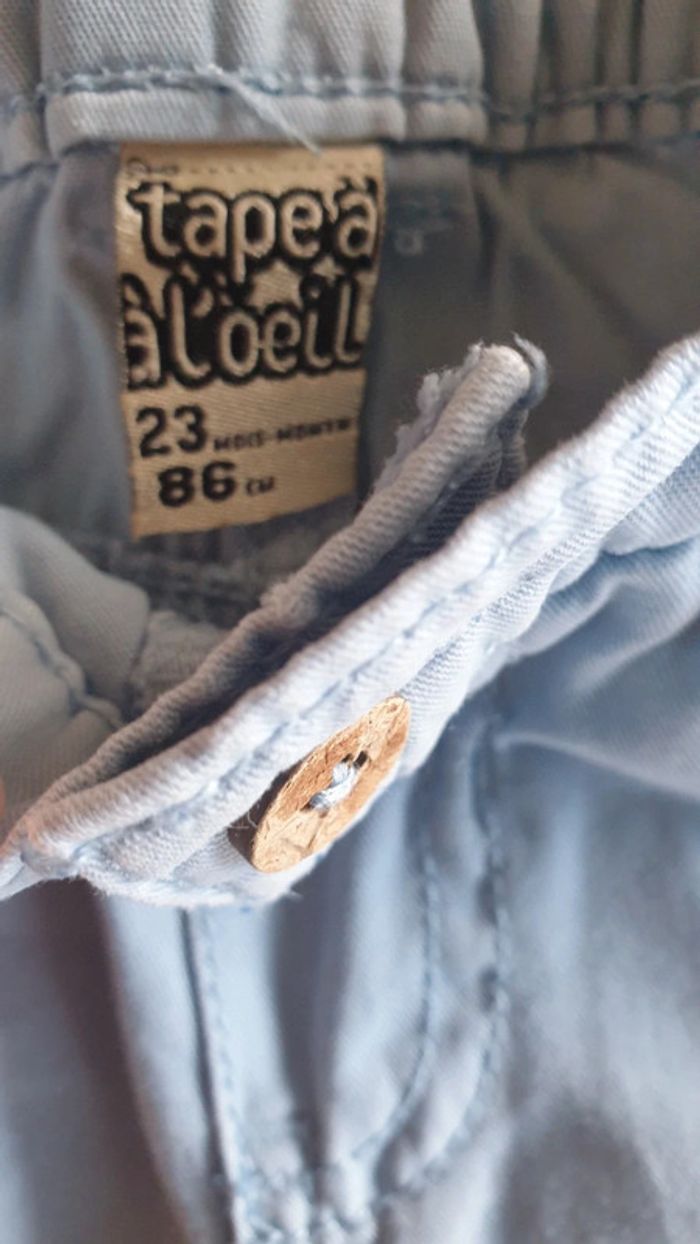 Short en jean bleu clair, bébé garçon, taille 23 mois, Tape-à-l'oeil - photo numéro 2