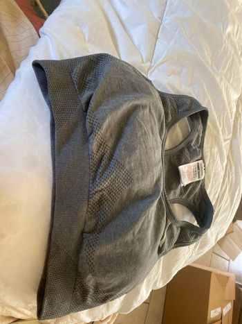 Brassière grise gymshark