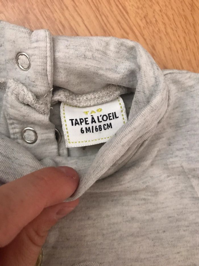 Sous pull tape à l’œil 6 mois - photo numéro 3