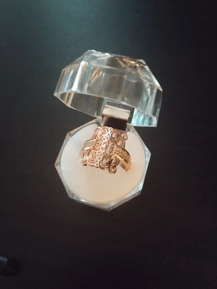 Bague vintage femme avec coffret