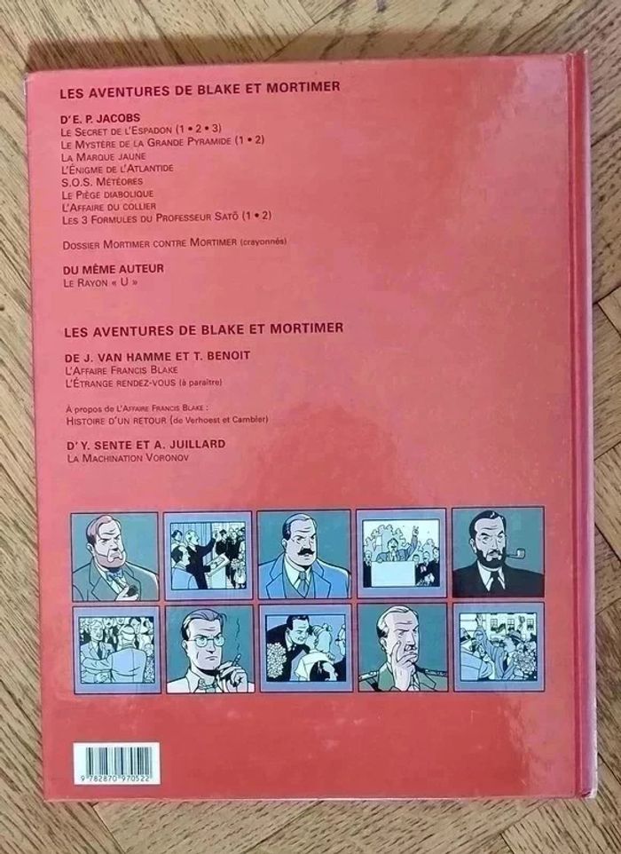 Neuf BD - La machination Voronov - les aventures de Blake et Mortimer - photo numéro 2