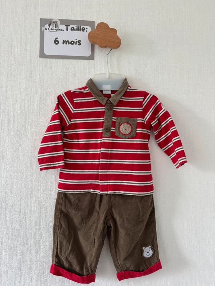 Ensemble Winnie l’ourson - taille 6 mois 🌼
