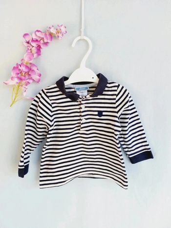 Polo manches longues Jacadi 12 mois