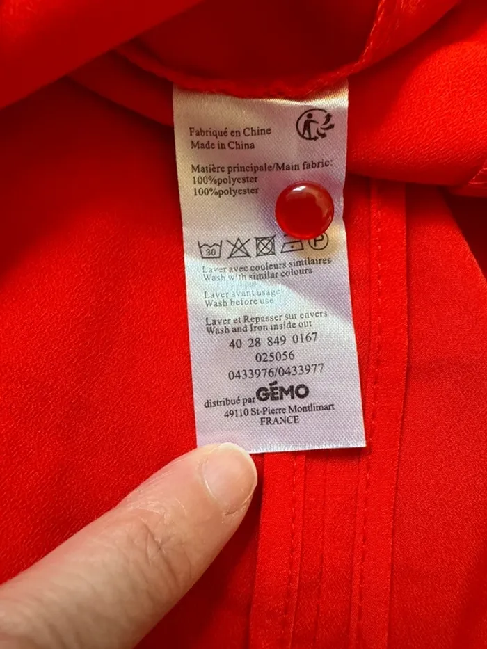 Haut gémo rouge - photo numéro 6
