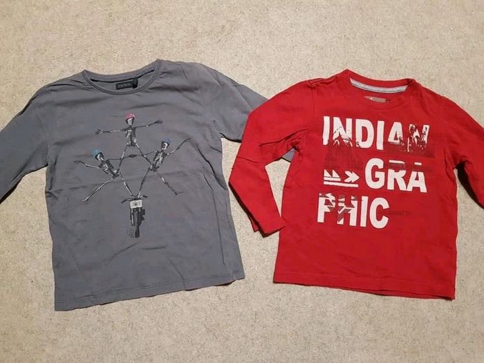 Lot de 2 hauts garçon 4ans ikks jean bourget