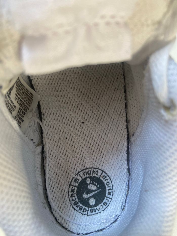 Nike Air Force 1 enfant blanches – taille 25 – bon état - photo numéro 5