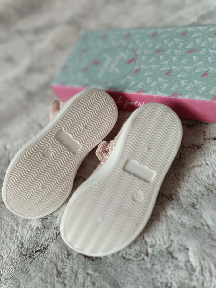 Baskets sneakers bébé fille rose Fresh poésie - photo numéro 2