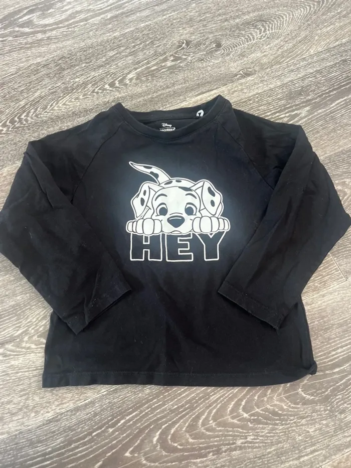 T-shirt les 101 dalmatiens orchestra 4 ans
