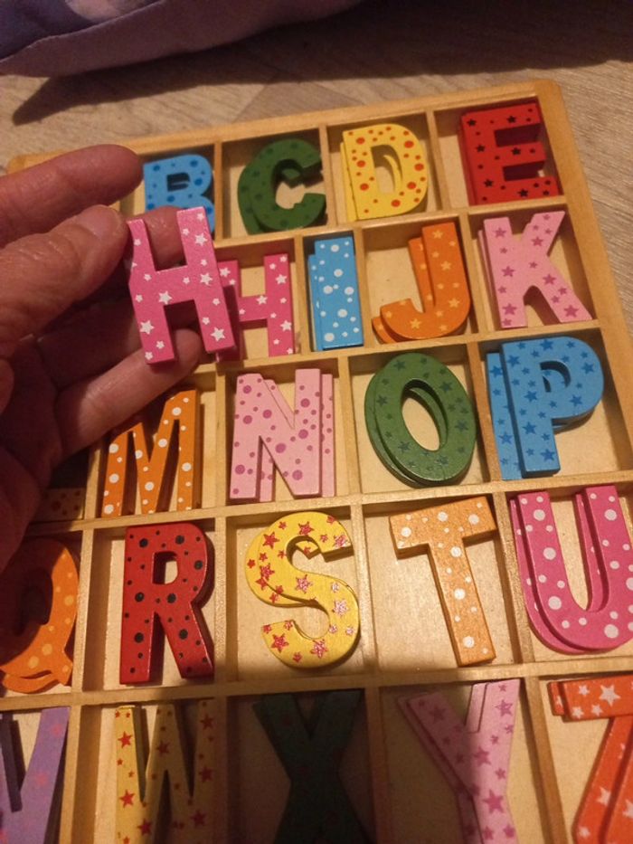 Alphabet en bois - photo numéro 5