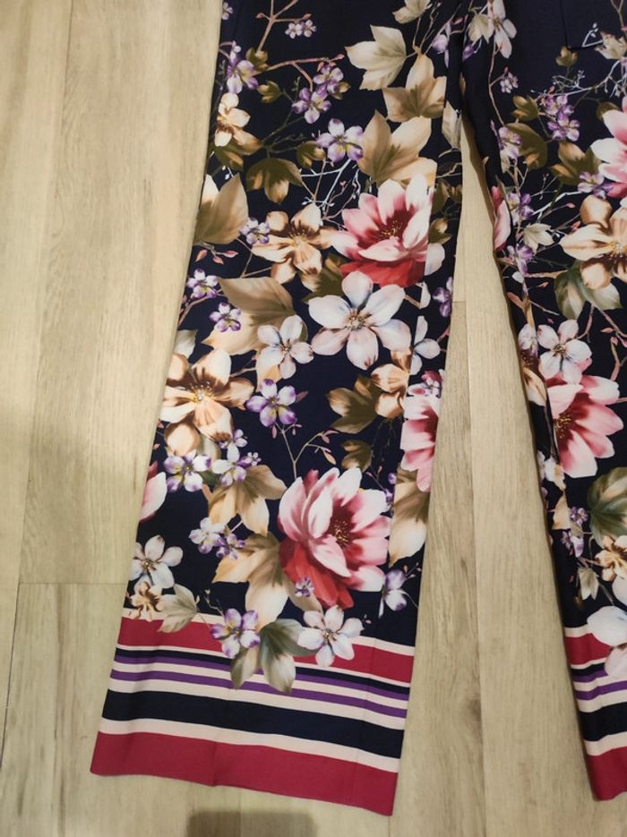 Pantalon fluide a fleurs - photo numéro 2
