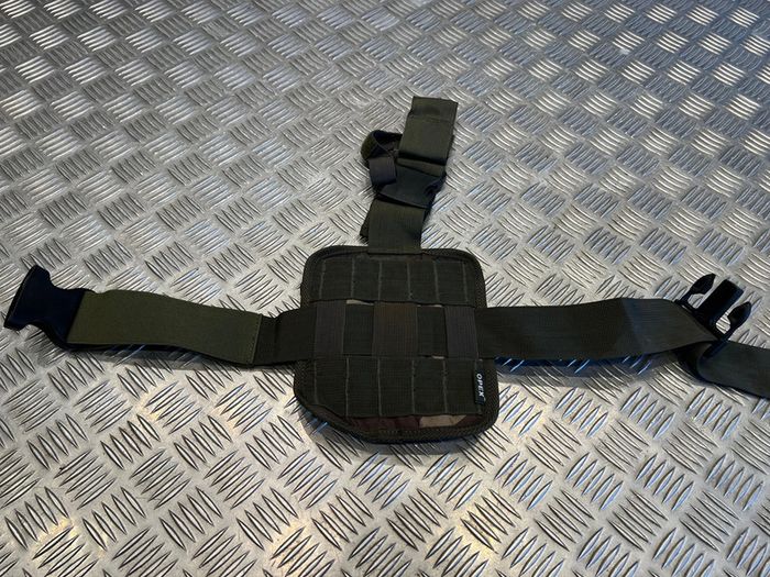 plaque panneau de jambe cuisse molle porte chargeur militaire opex - photo numéro 3