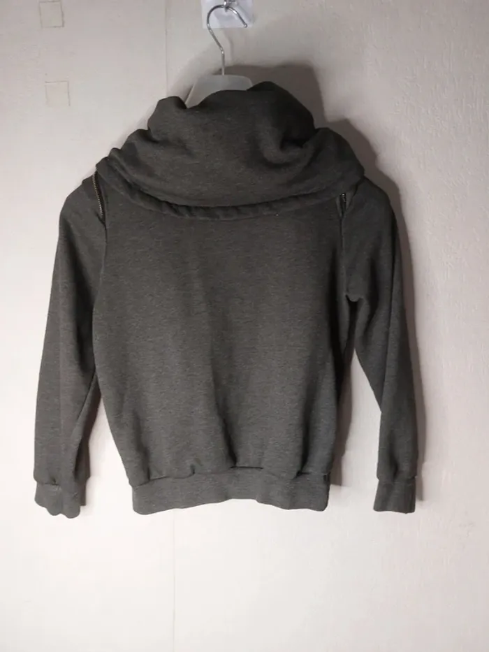 Pull Col roulé gris - photo numéro 2
